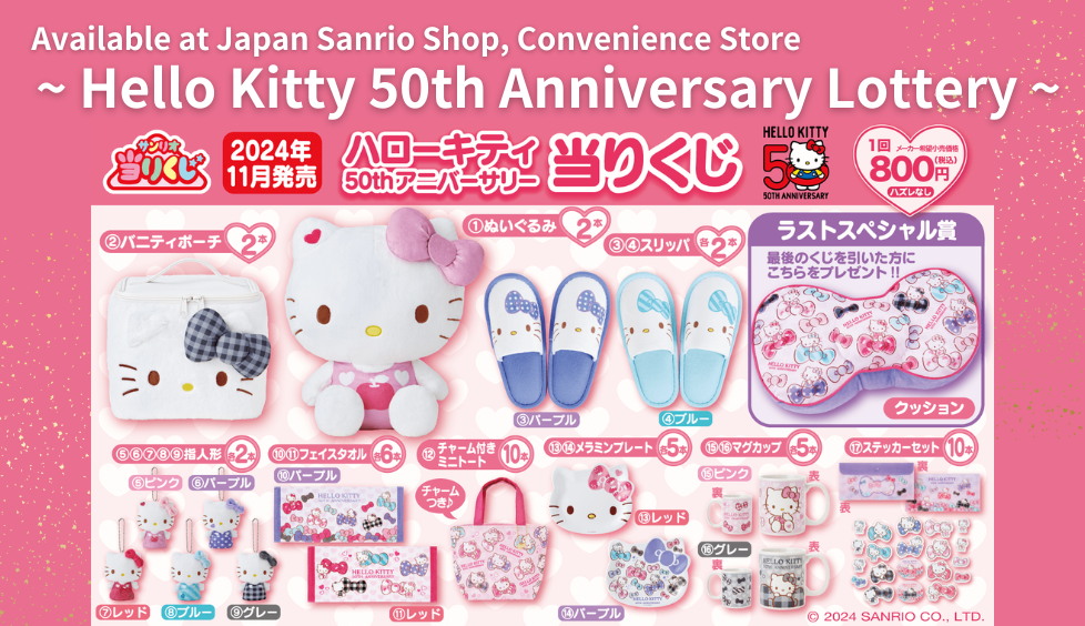 Hello Kitty Raffle Tickets Hello Kitty 50th Anniversary Lottery